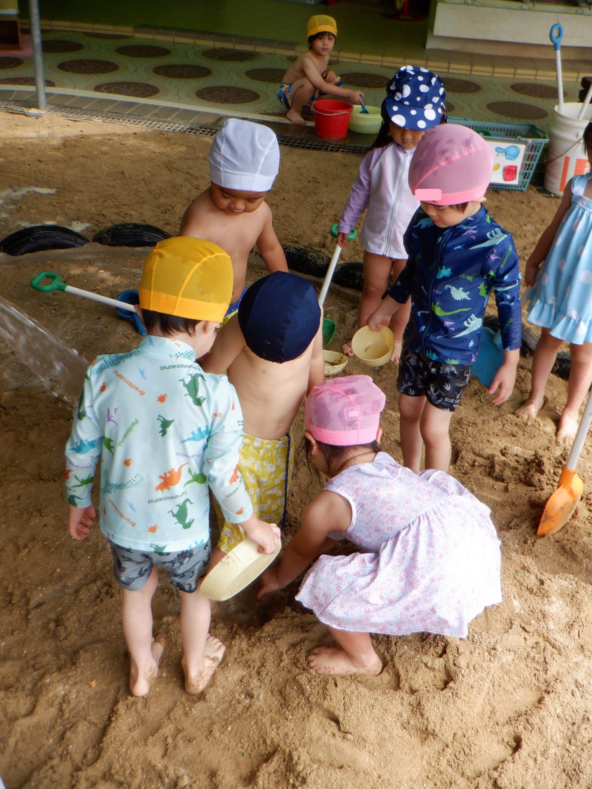 記事：年少さんの水遊び🎵のサムネイル