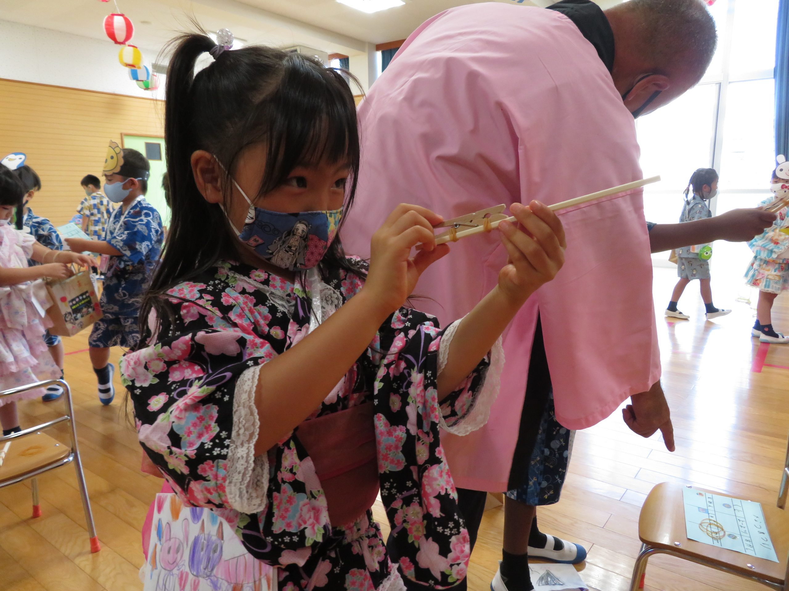 記事：夏祭りごっこ🍧🥁のサムネイル